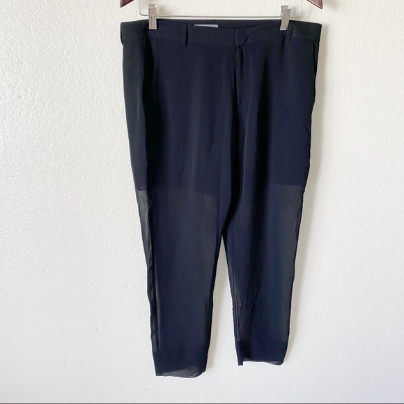 Vince black sheer pants size 10 - Picture 12 of 13